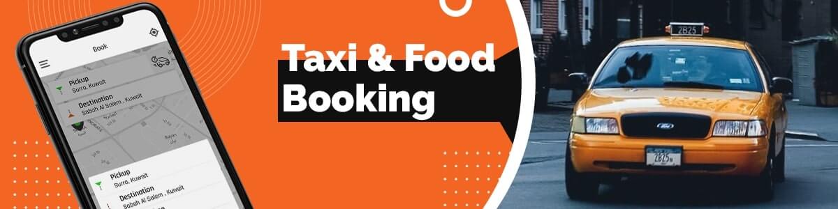 Taxi & Food App Image Taxi & Food App Image
