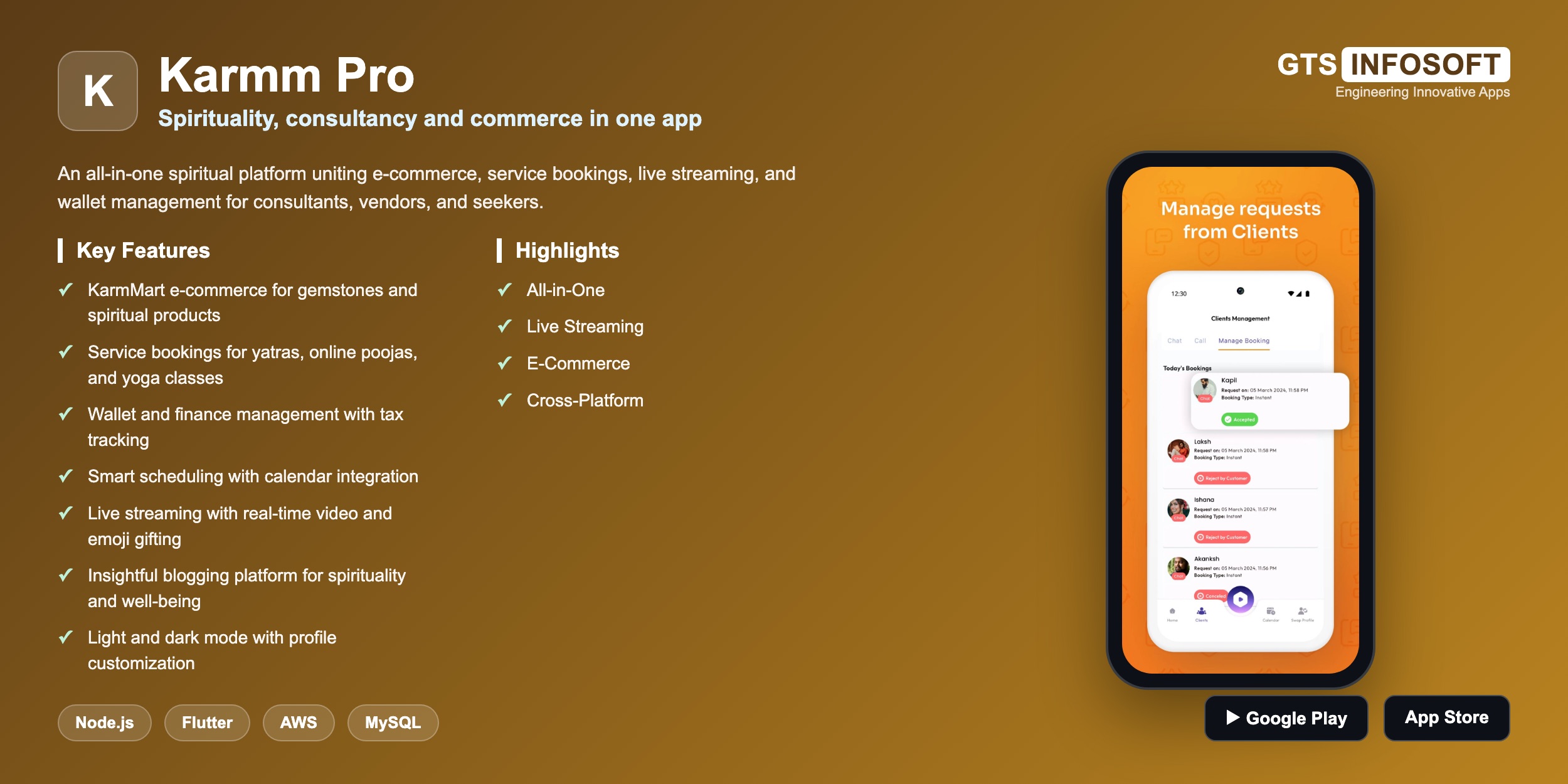 Karmm Pro — Spirituality, consultancy and commerce in one app