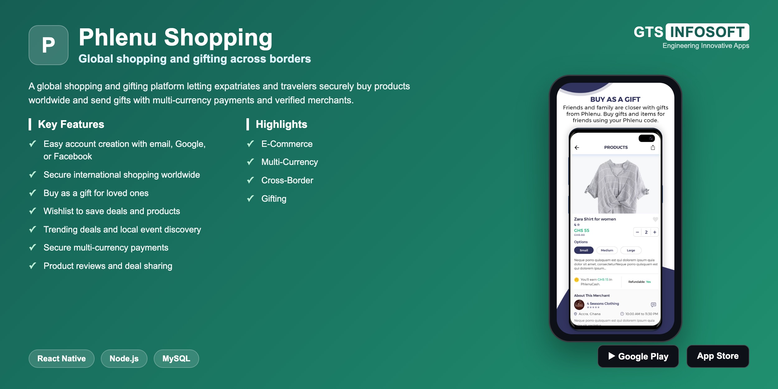 Phlenu Shopping — Global shopping and gifting across borders