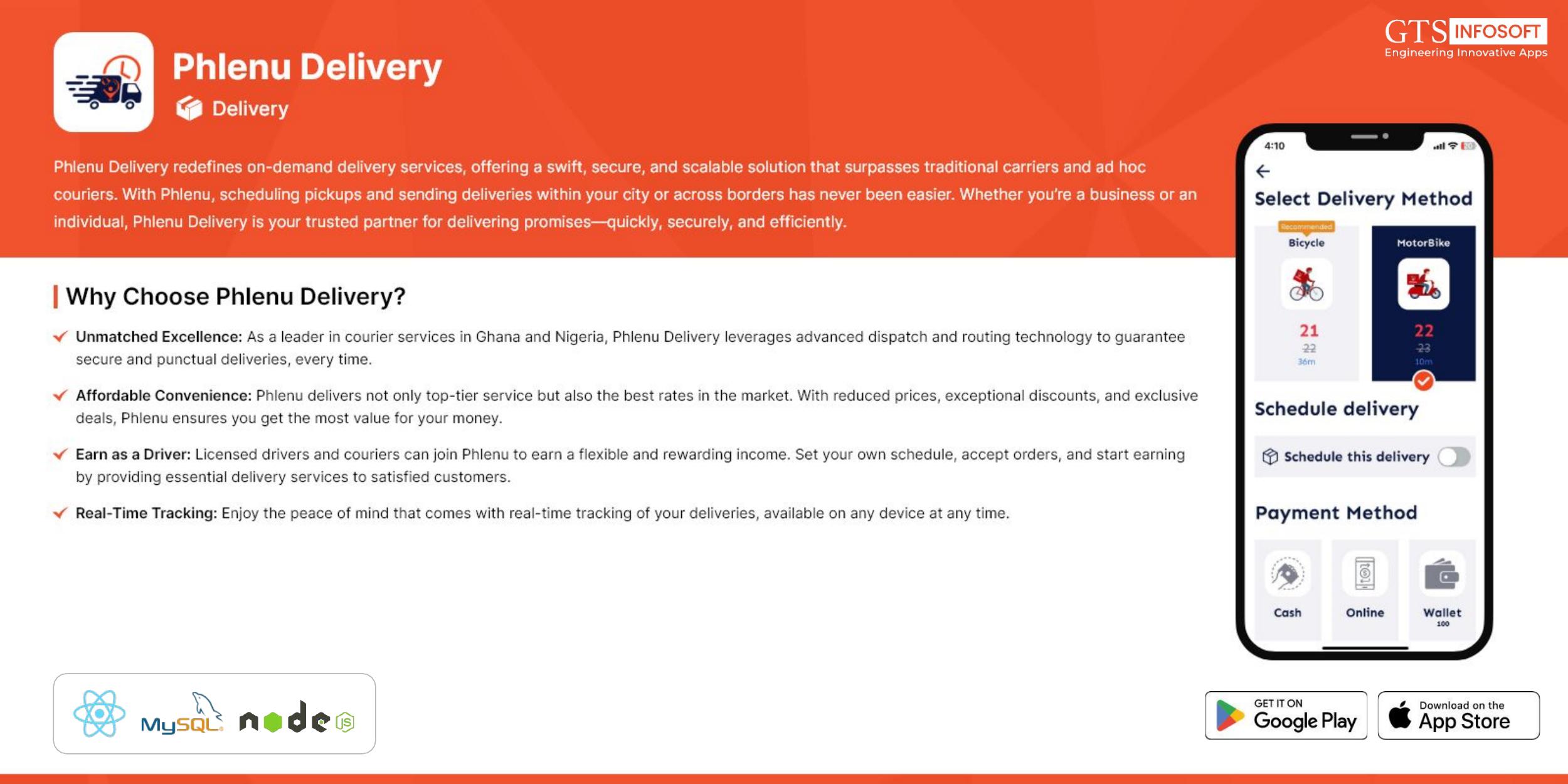 Phlenu Delivery — On-demand delivery & courier platform